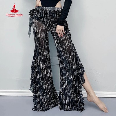 Belly Dance Costume for Women Clothes Long Sleeves Top and Trousers