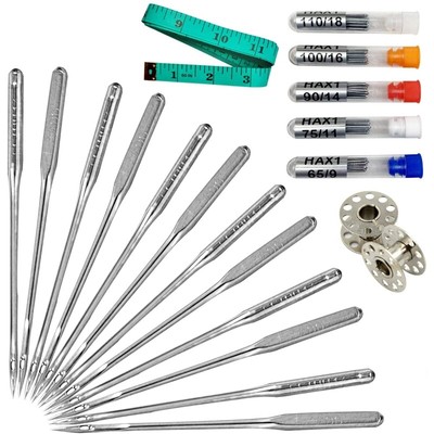 Sewing Machine Needles with Storage Tube Thread Roller Roll Ruler