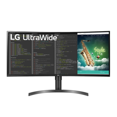 LG 35" Class UltraWide QHD 3440 x 1440 100Hz 5ms Curved Monitor - 35WN65C-B