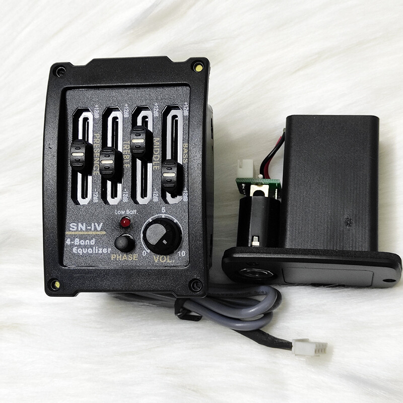 Acoustic Guitar Pickups 4-Bands Equalizer Onboard Preamp
