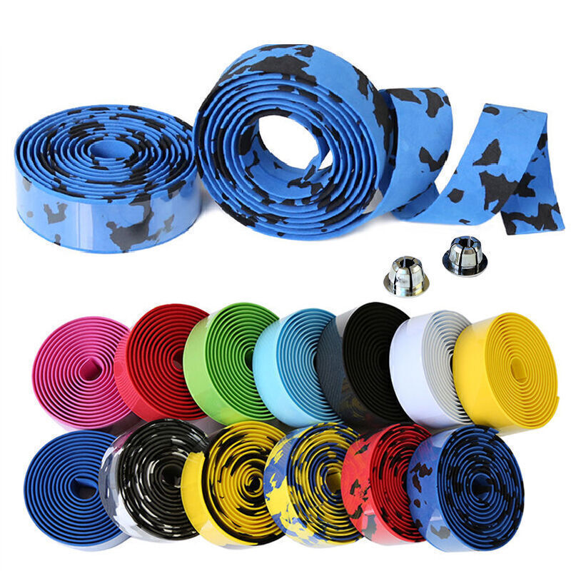 Handlebar Tape Road Bike Bicycle Cork Grip Wrap Ribbon Handl