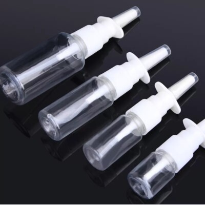 5-30ml Empty Clear Sprayer Mist Nose Plastic Nasal Pump Spray Refillable Bottles