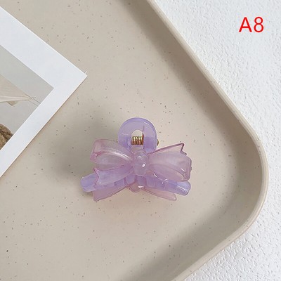 Bowknot Colorful Small Korean Style Hair Clips Clamps For Party Hair Accessor