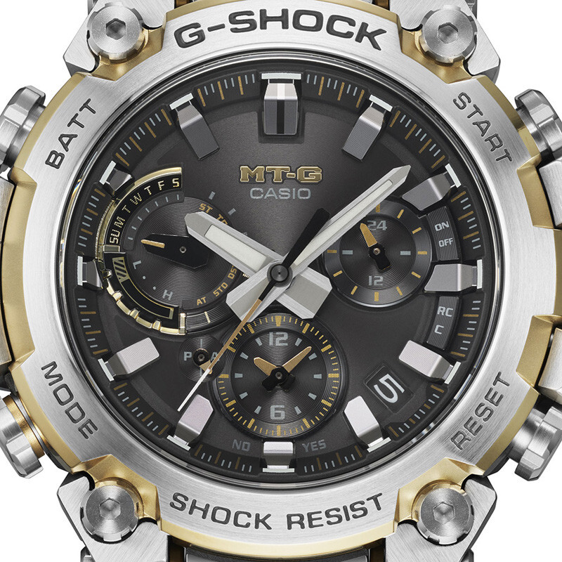 Pre-owned Casio G-shock Mt-g Mtg-b3000d-1a9jf Bluetooth Mobile Atomic Solar Men Watch