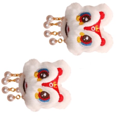 Chinese Plush Dance Hairpins Girls Tassels Hair Clip Barrettes