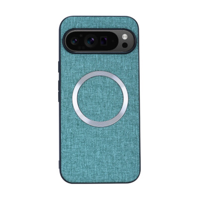 Magsafe Case For Google Pixel 9 Pro 8A 7 Pro Non-Slip Fabric Leather TPU Phone
