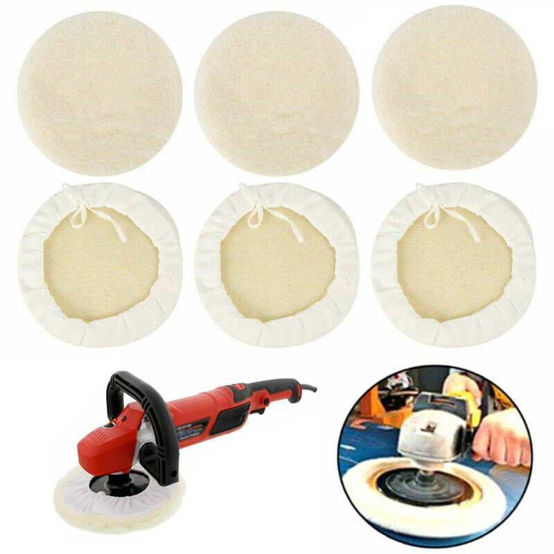 Polishing Pad 7 inch Car Foam Buffer Polisher Waxing Finishing Buffing Wheel Kit