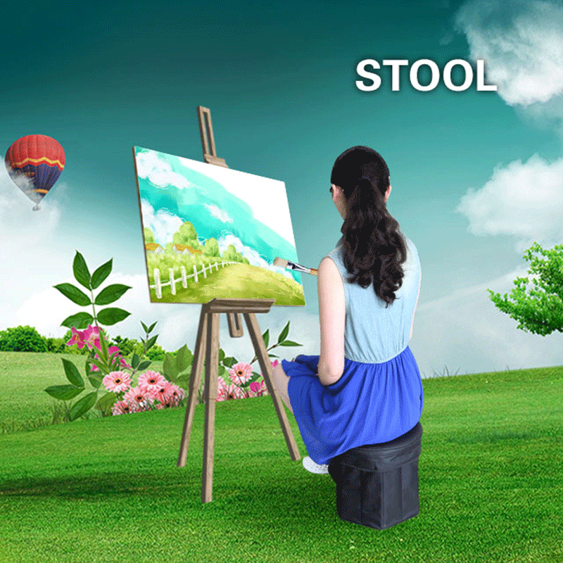 12 Quart Collapsible Insulated Picnic Camping Cooler Seat Stool Combo Container