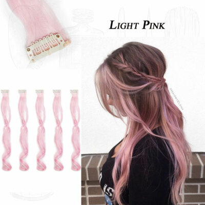 100% Natural Mega Thick Highlight Clip in Hair Extensions Real As Human 10Pcs US
