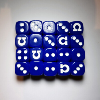 ULTRAMARINES DICE x 20 Blue Die D6 12mm Tabletop Games Warhammer 40K
