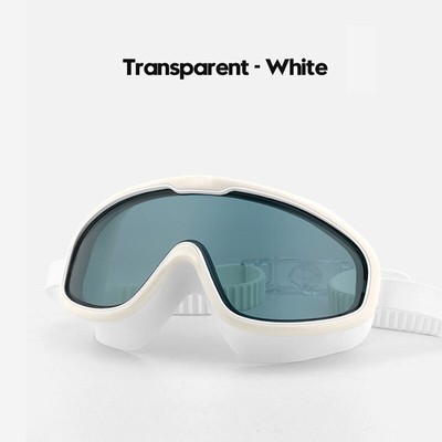 New One-piece Swimming Mask Anti-fog UV Wide Vision Mirrored Swimming Goggles