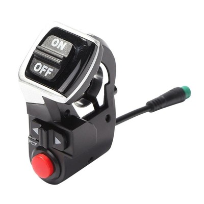 Skateboard Handlebar Switch Turn Signal Headlight Button for Kugoo M4 E-Scooter