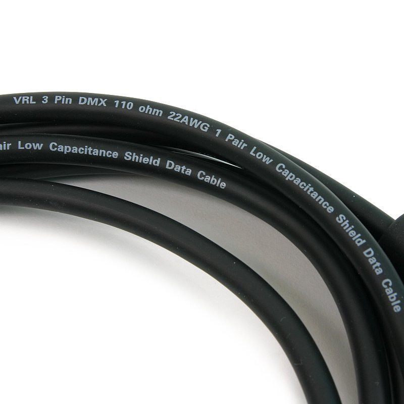 42 DMX Lighting Cables 3 Pin 5 ft Shielded Data DJ Cable Male to Female by VRL