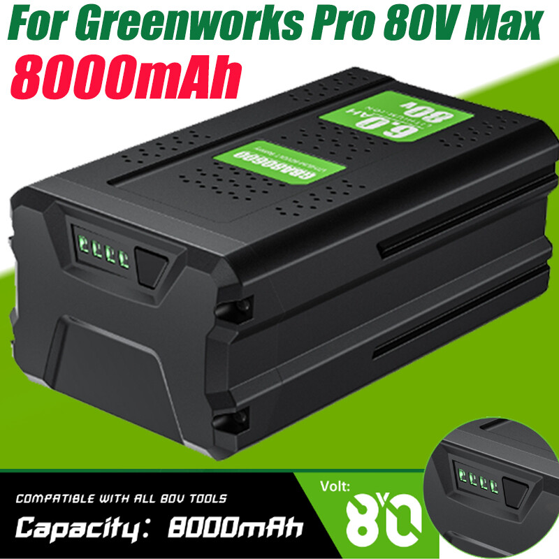 8.0Ah GBA80400 Battery For Greenworks Pro 80V Max GHT80320 2600602 2506902