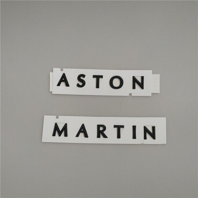 Aston Martin DBX Script Badge Rear  Emblem Glossy Black MY83-001B40-CA(1PCS)