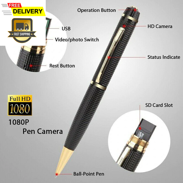 1080P HD Pocket Pen Camera Hidden Cam Mini Body Video Recorder DVR Security USB - Image 60