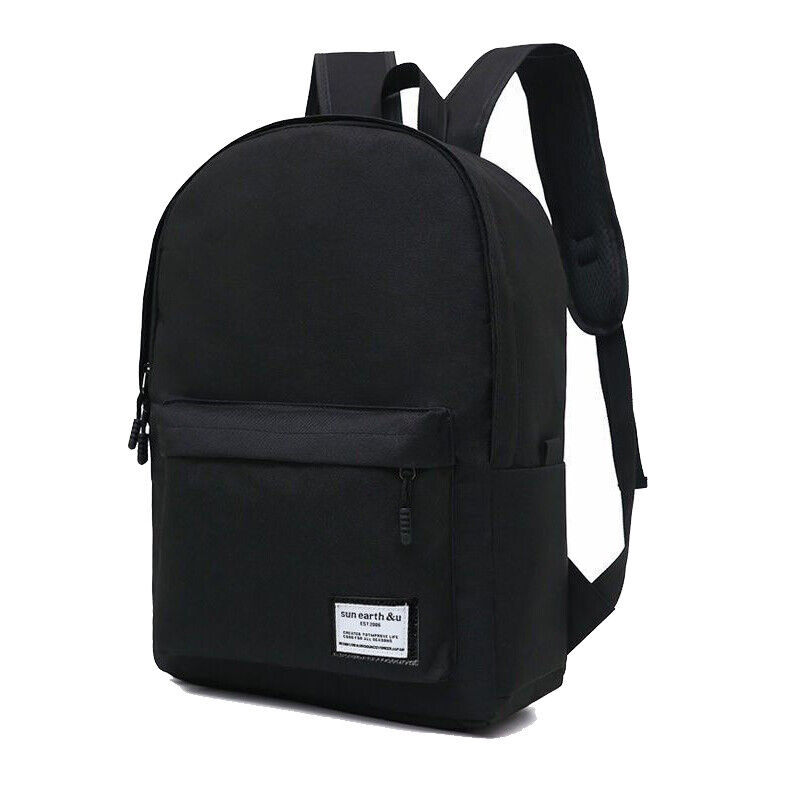 Bookbag School Travel Laptop Rucksack Zipper Bag 15.6''