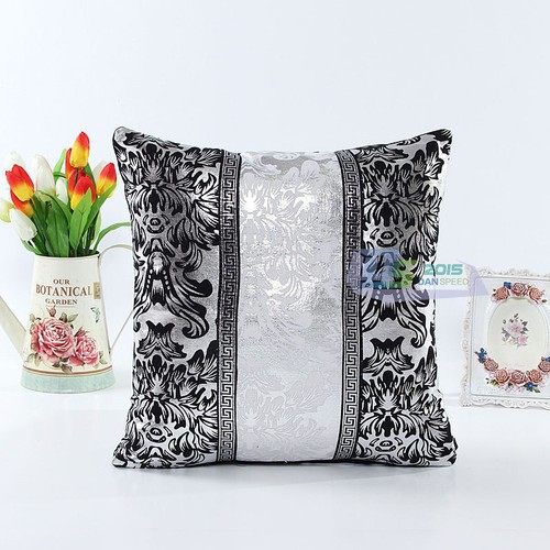 New Styles Black White Shining Sequins Leather Throw Pillow Case