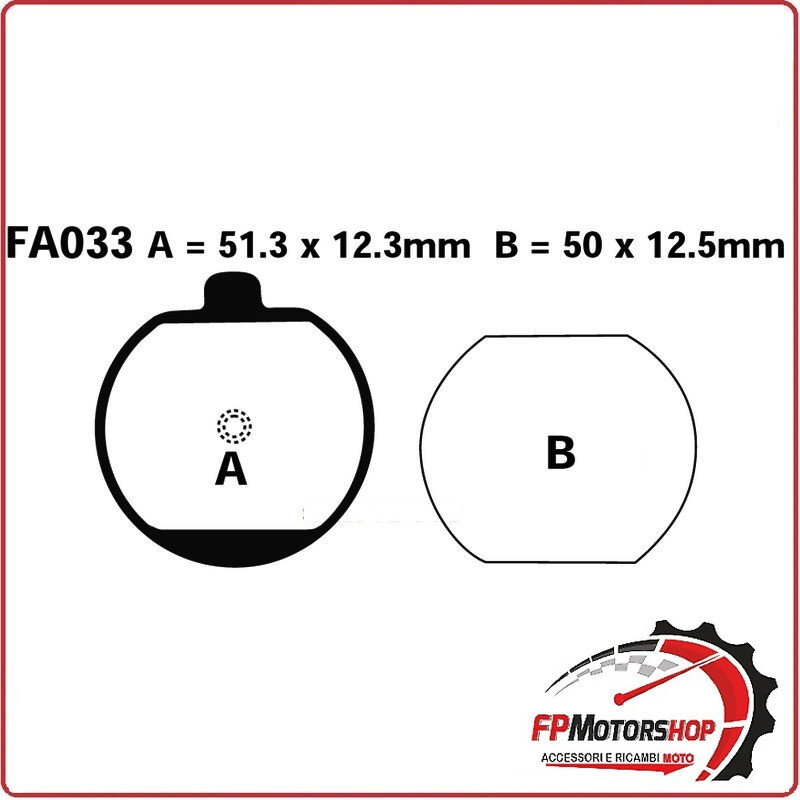 PASTIGLIE PASTICCHE FRENI PER MOTO KAWASAKI Z650/1000 77> EBC FA033 ORGANICA