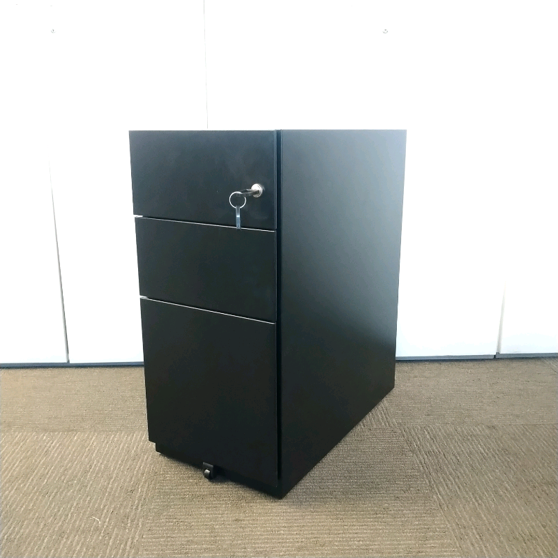 Black metal 3 drawer slimline pedestal in North Weald, Essex Gumtree