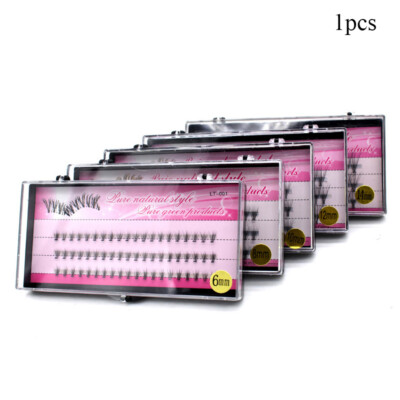60 Cluster Individual Cluster Eye Lashes Grafting Faux Mink Fake False Eyelash