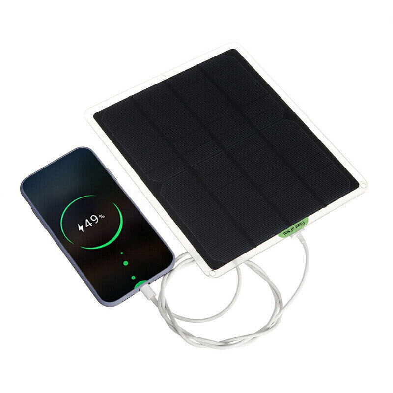 5W(Watts) 12V(Volts) Monocrystalline Solar Panel Battery Maintainer for Boat RV
