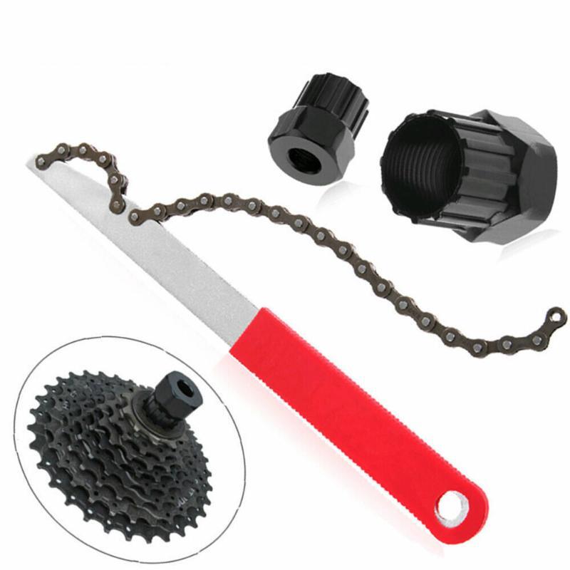 Bike Remover Repair Tool Cassette Freewheel Chain Whip Sprocket Lock Universal