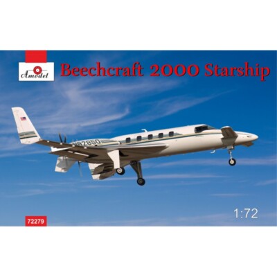 Amodel 72279 Plastic model airplane kit Scale 1:72 Beechcraft 2000 Starship
