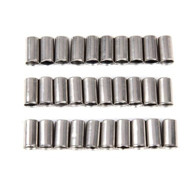100x Bike Cable End Caps Brake Shifter Cover Housing Ferrules Silver Aluminum