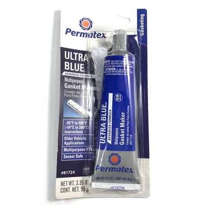 Permatex Gasket Making Compound 81724; Ultra Blue Multipurpose RTV 3.0 oz
