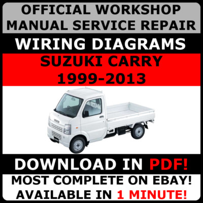# OFFICIAL WORKSHOP Service Repair MANUAL For Suzuki Carry Every NT100 1999-2013