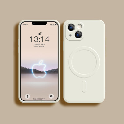 For iPhone 15 14 Pro Max 13 12 11 Pro Mag Safe Magnetic Shockproof Silicone Case