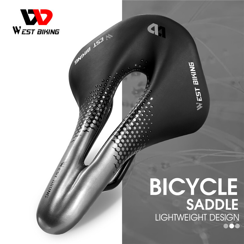 Saddle Mtb Mountain Road Bike Seat Hollow Pu Leather Cycling Cushion