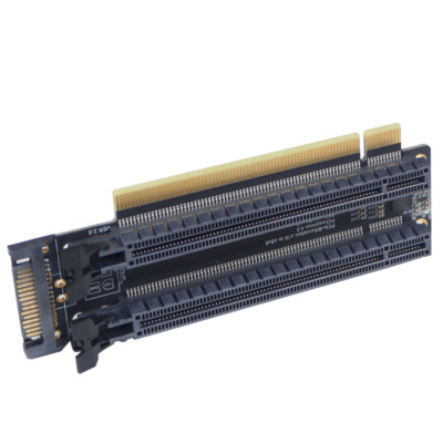 PCI-Express 4.0 x16 1to 2 Gen4 Gen3 Split Card PCIe-Bifurcation x16 to 8x8