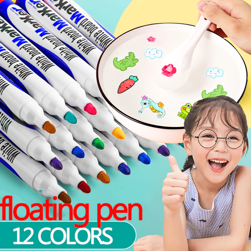 Pen 8/12 Colors Magical Water Floating Student