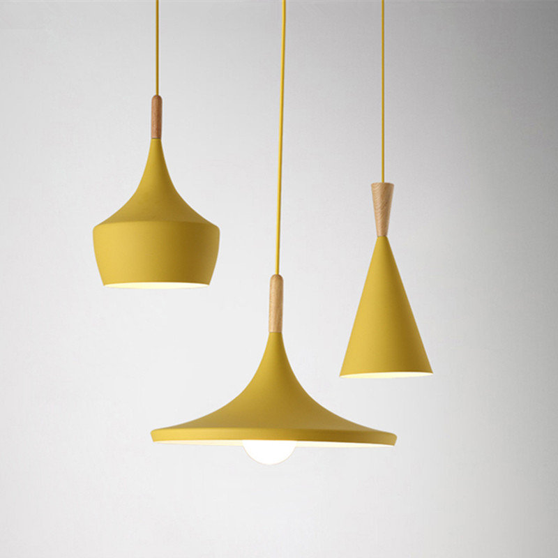Kitchen Pendant Light Home Yellow Pendant Lighting Modern Ceiling Light