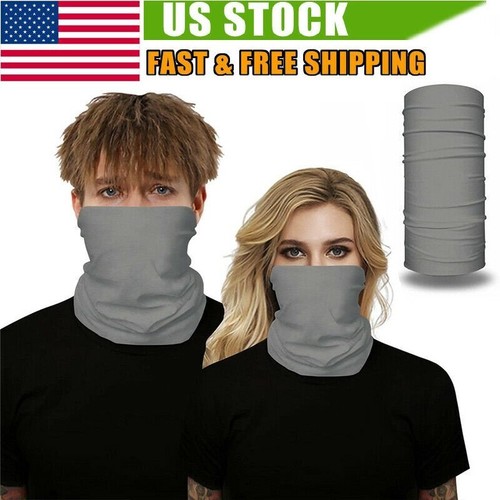 5 × Neck Gaiter Bandana Face Mask Cover Headband Balaclava Scarf Windproof USA