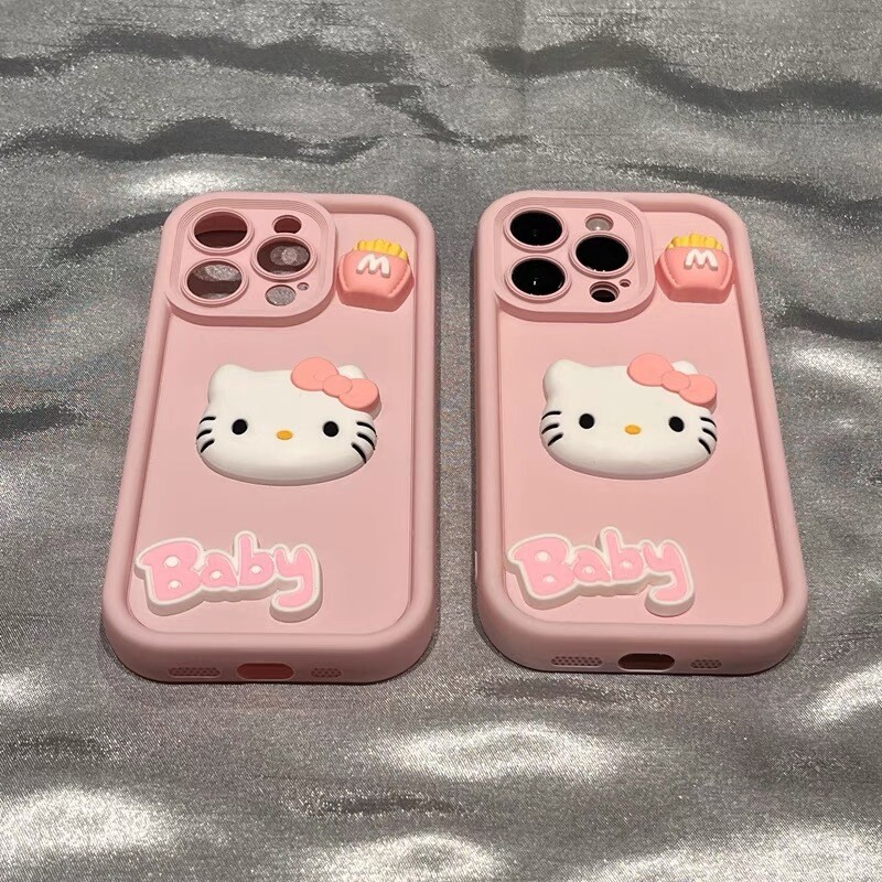【新品未使用】Hello Kitty Sticker Case iPhone15 Amazon.com: Personalaizer Flexible Case Compatible with