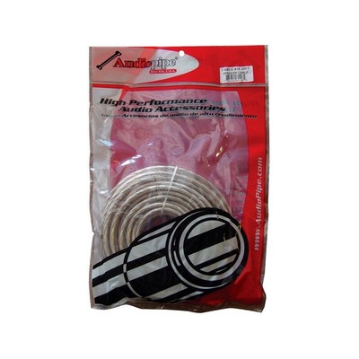 Audiopipe 10 AWG 2-Way 25' Clear Stranded GPT Speaker Wire