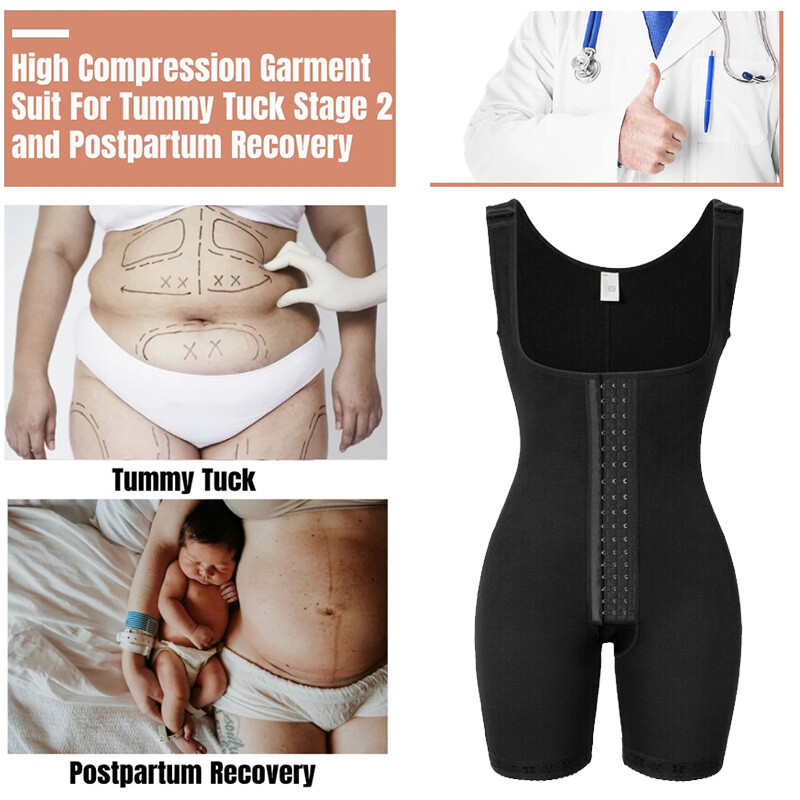 Fajas Colombianas Reductoras Levanta Cola Girdle Post Surgery BBL Body Shaper XL