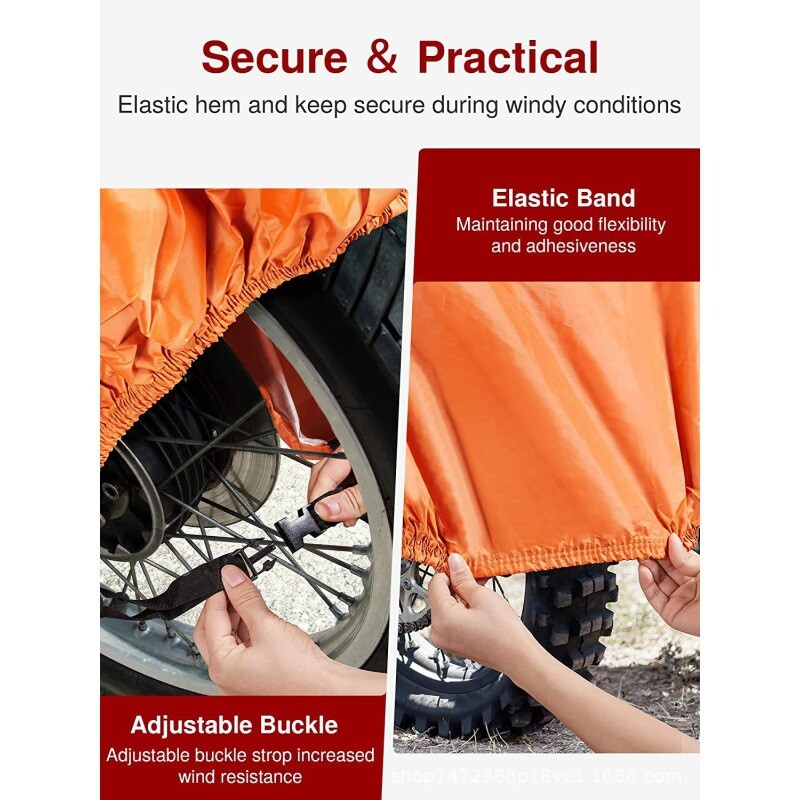 Motorcycle Cover Bike Waterproof Outdoor Rain Dust Sun UV Scooter Protector XXL