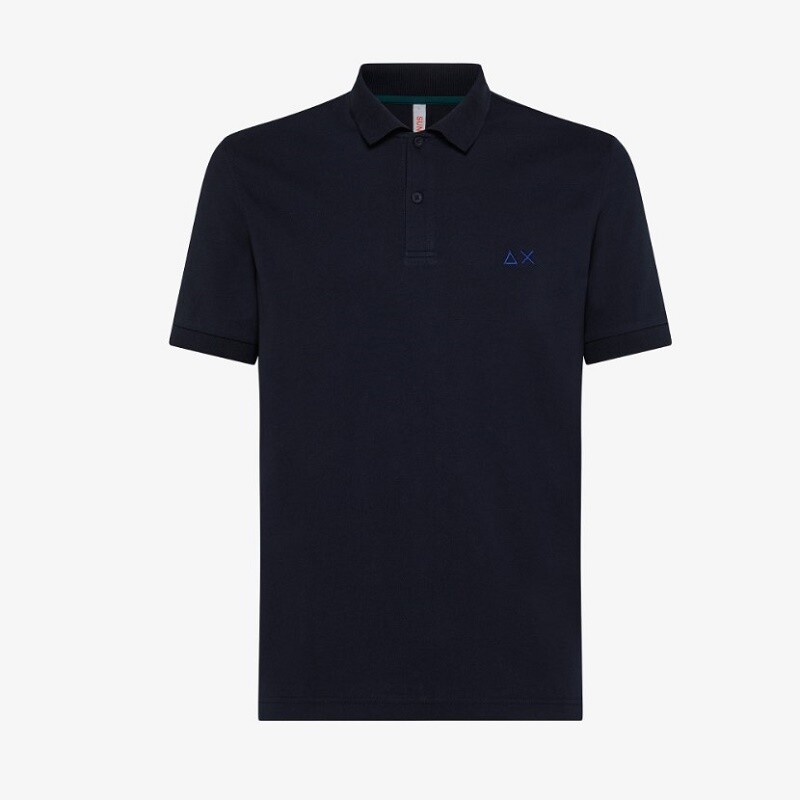 

Мужские палки Sun68 Navy Blue A33109 Solid S/S Sun 68, Синий