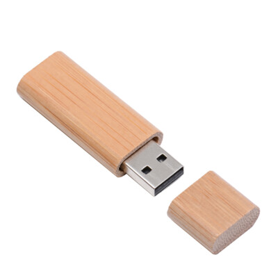 Wooden Gift USB 2.0 Flash Drive Free Logo Pen Drive Real Capacity 64GB Gift Box