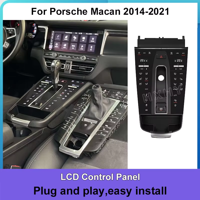 Car Digital Console Front AC Panel Full Touch 2024 Style Multimedia Player Contr
