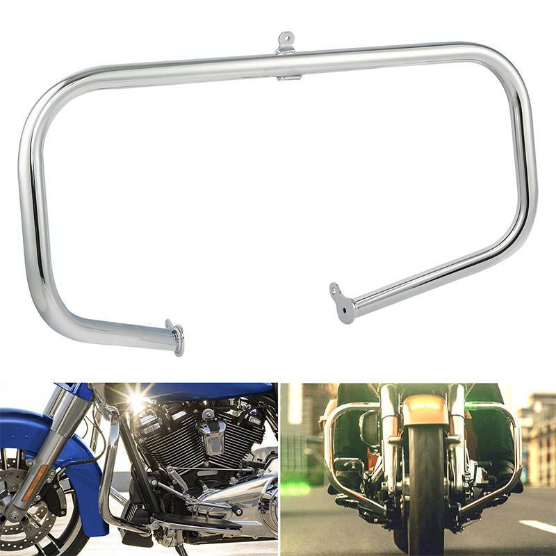 Highway Engine Guard Crash Bar Footpeg Fit For Harley Electra Street Glide 09-23