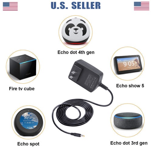 12V 1.25 AMP Power Adapter for Alexa Spot, Echo Dot 3rd