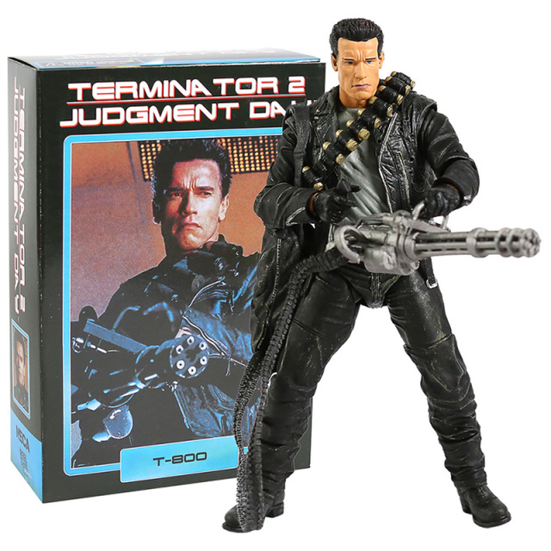 NECA Terminator 2: Judgment Day T-800 Arnold Schwarzenegger PVC Action Figure Collectible Model Toy 7