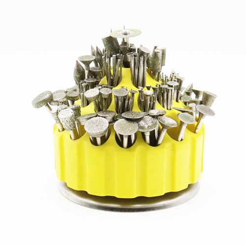 Diamond Burr Grinding Drill Bits Stone Carving Many Type for Dremel Rotary Tools