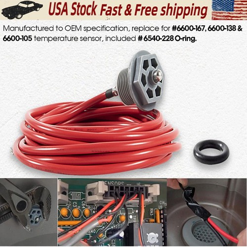 6600-167 Temperature Sensor Cable&O-Ring Fit for Sundance Spas