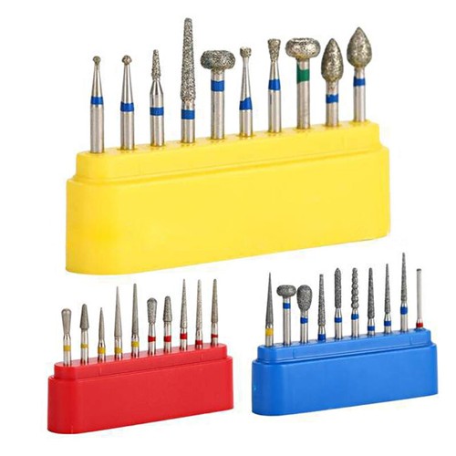 Dental FG Diamond Burs Composite Polishing for High Speed Handpiece 10pcs/pack